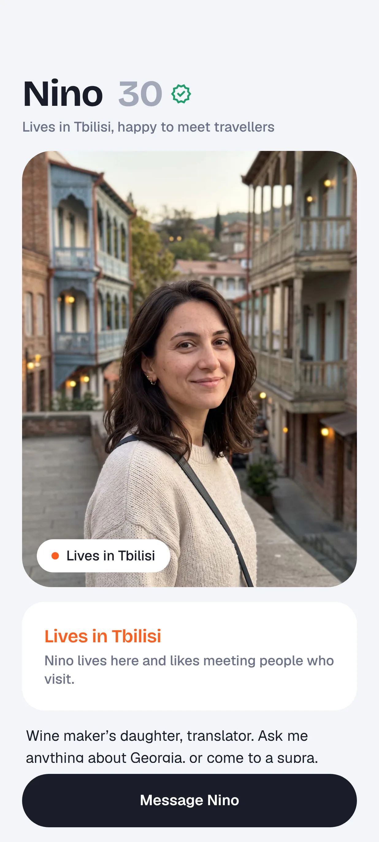 A local in Lisbon who likes meeting travelers